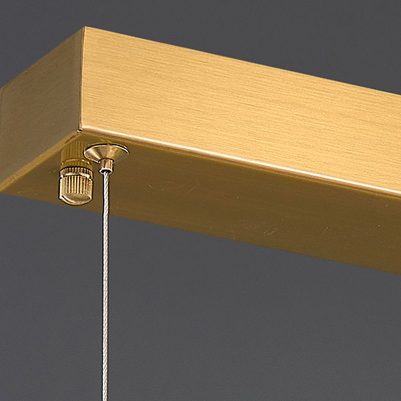 Modern LED Island Lamp Kitchen Dining Room Stainless Steel Crystal Hanging Lamp Fixture