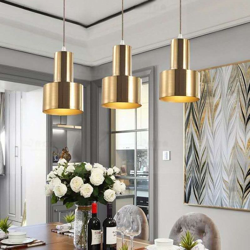 Pendentif de plafond ombré en métal