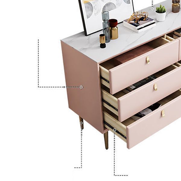 Classic Glam Storage Chest Dresser Stone Storage Chest . 15.6 Inch Width