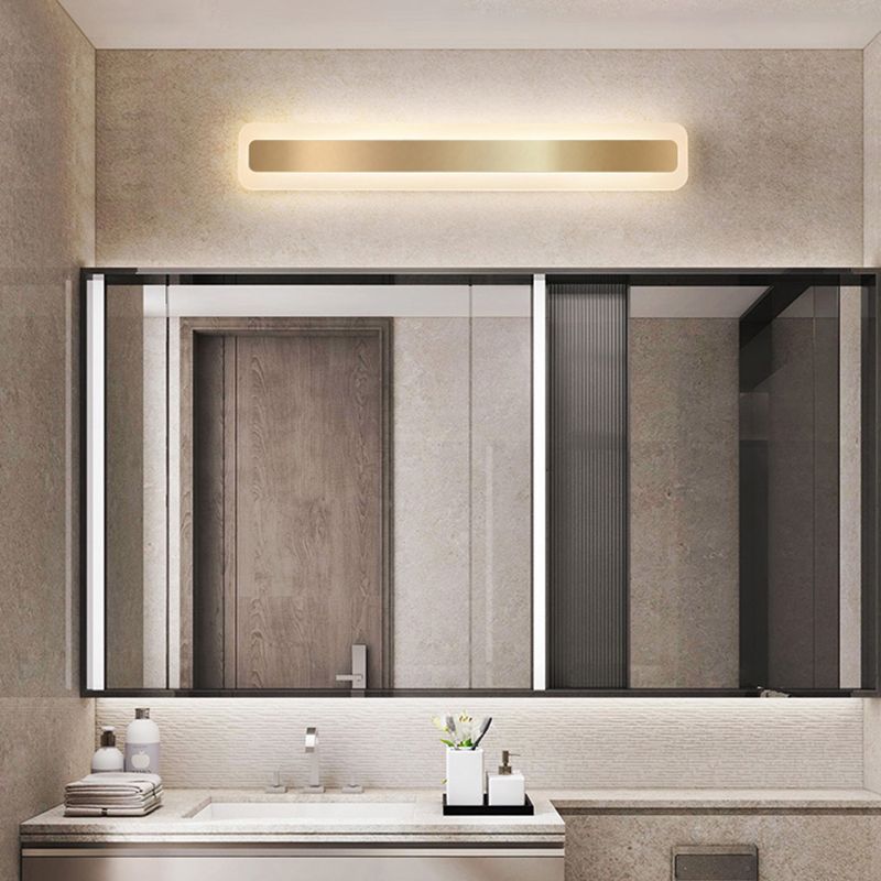 Quadratische Metallwand montierte Waschtischleuchten moderne Waschtischbeleuchtung für Badezimmer