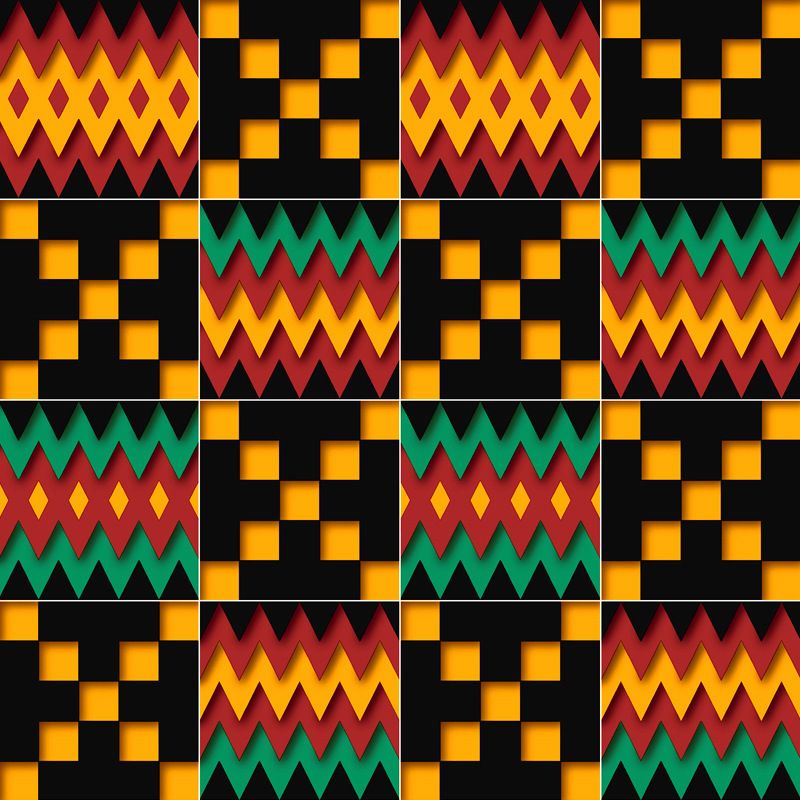 Vinyl Geometries Wallpaper 31-foot x 20.5-inch Simple and Modern Non-Pasted Harlequin Wall Covering