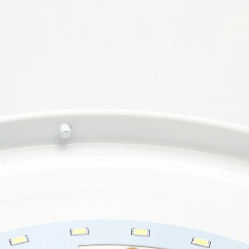 Luz de techo LED redonda de aleación de aluminio dorado, accesorio de iluminación empotrado de estilo moderno y sencillo para dormitorio