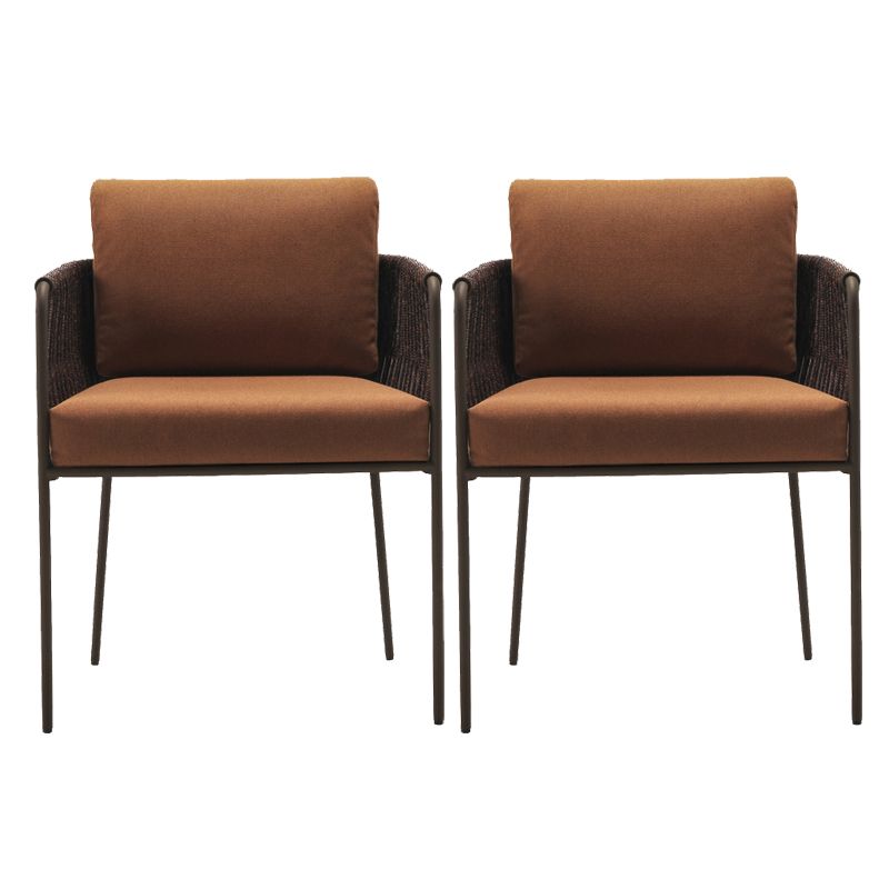 Matte Finish Boho Dining Set 1/2/7 Pcs Stone Dining Table Set