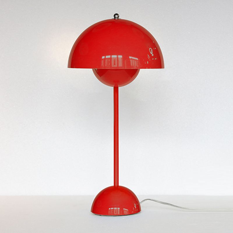 Dome Bedroom Table Lamp Metal Minimalist Style Night Table Lamp