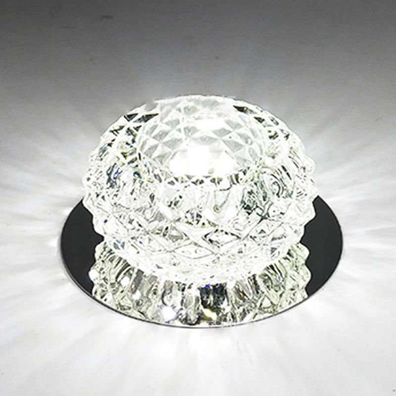 Modern Globe Ceiling Flush Mount Lights Crystal Ceiling Lights