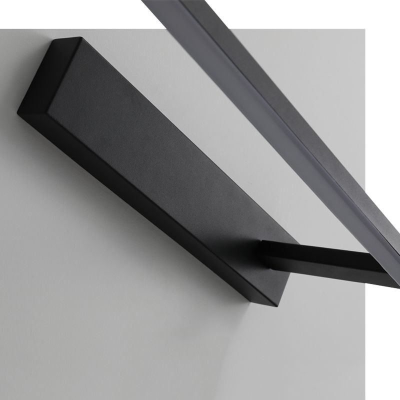 Lineaire acryl 1-licht ijdelheid muur SCONCE Minimalisme Wandgemonteerde lamp voor badkamer