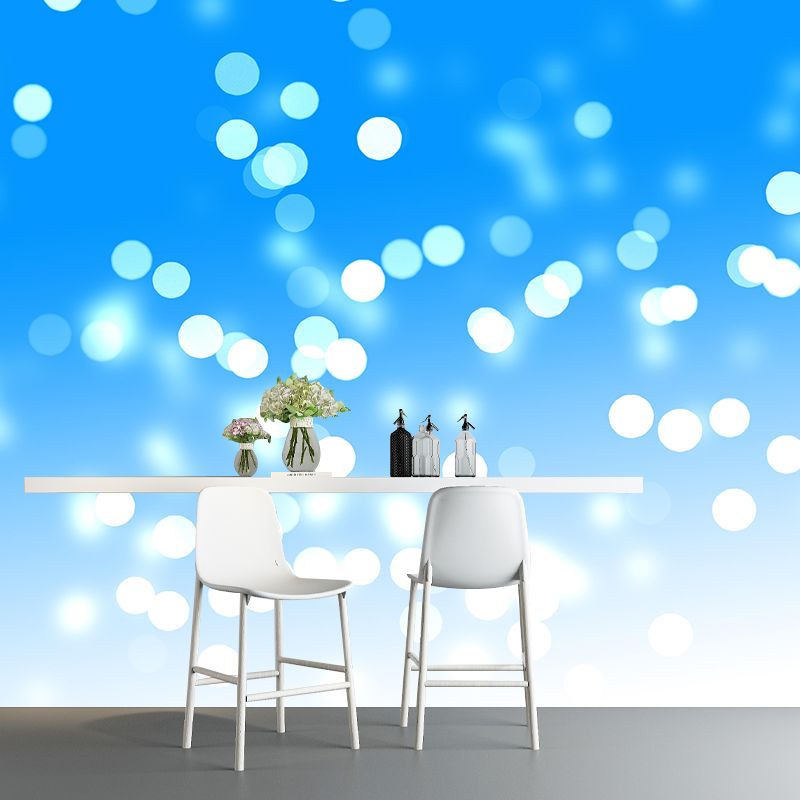 Blurry Pattern Mural Modern Style Stain Resistant Decorative Wall Art for Home
