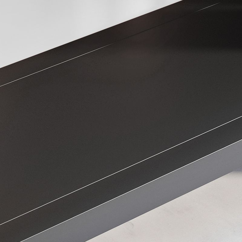 Modern Metal Bookshelf Open Shelf Bookcase with Rectangular Shelves