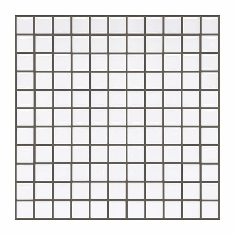 Mosaic Peel & Stick Tile Square Water Resistant Tile for Bathroom Backsplash