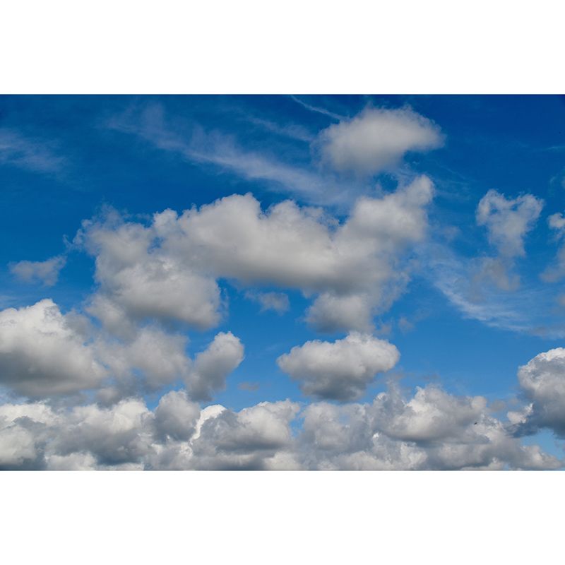 Sun and Clounds Mural Wall Paper Home Decorations for Kitchen Living Room