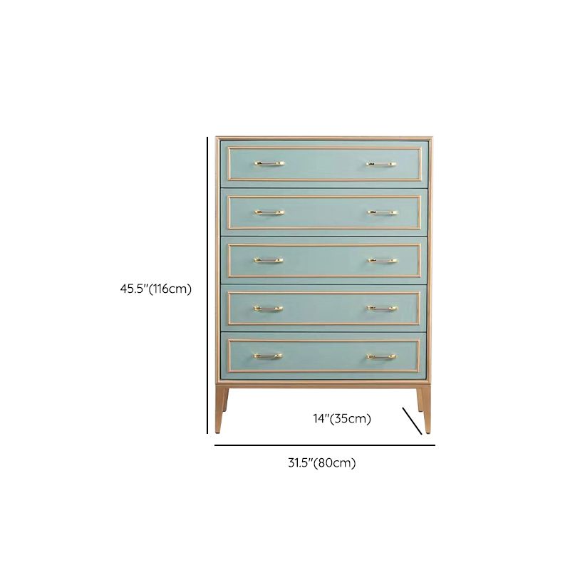 Wooden Dresser Classic Glam Storage Chest Dresser with Drawers