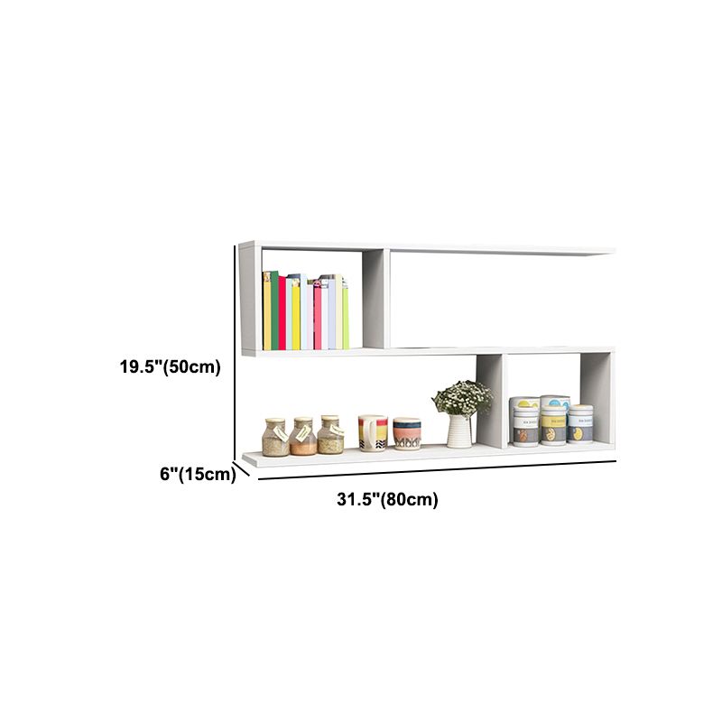 Floating Shelf Bookcase Engineered Wood Book Shelf for Study Room