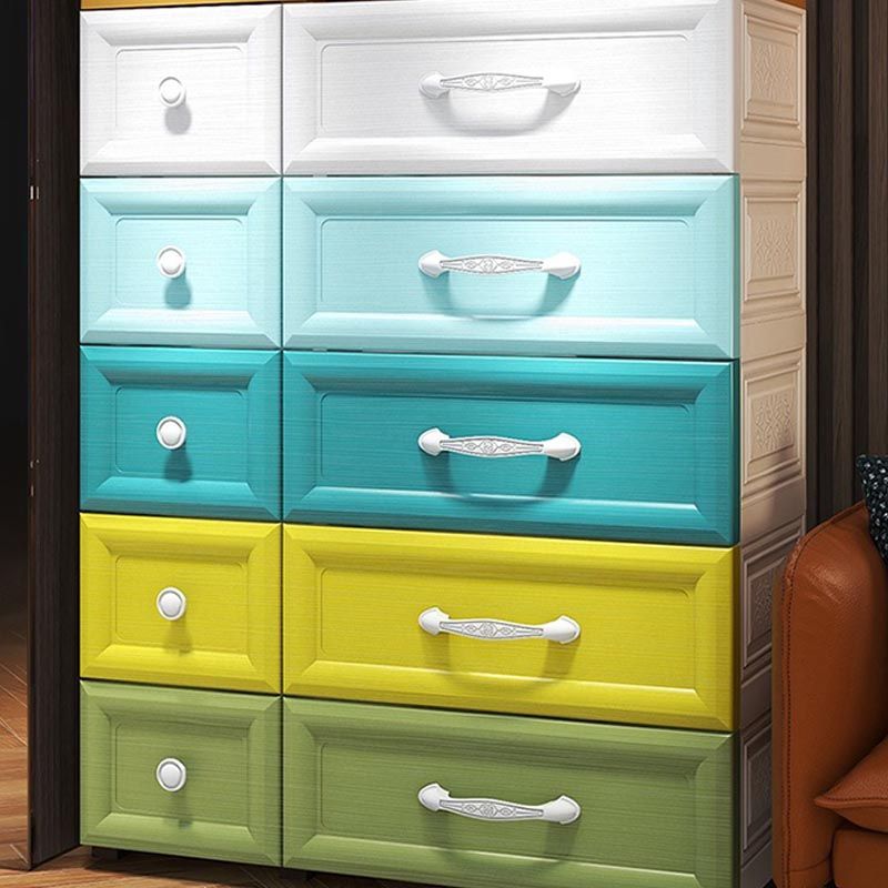 Contemporary Non-Hanging Armoire Plastic Wardrobe Closet,29.13" D x 13.78" W x 39.37" H