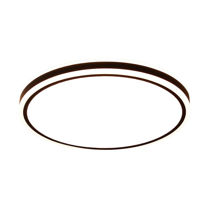 Geometrical 1-Light Flush Mount Ceiling Light Fixtures Metal Modern Style Flush Ceiling Lamp