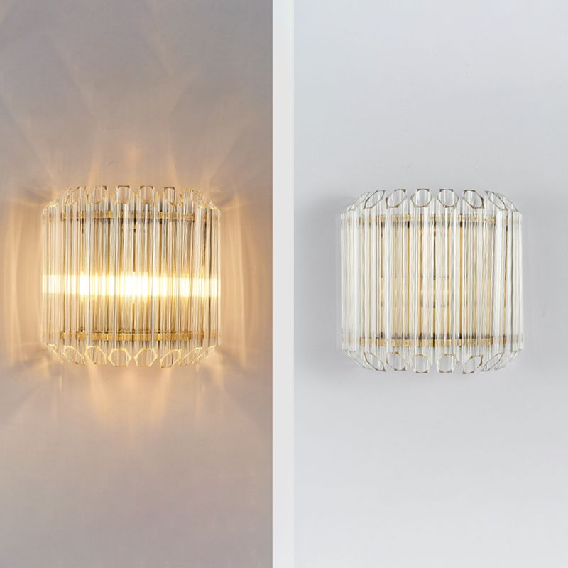 Modern Style Wall Mount Light Simple Wall Lamp with Glass Shade for Dining Room
