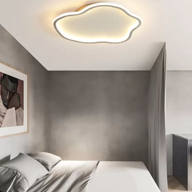 Lámpara de techo moderna geométrica ultrafina de luces de techo de montaje en superficie LED para dormitorio