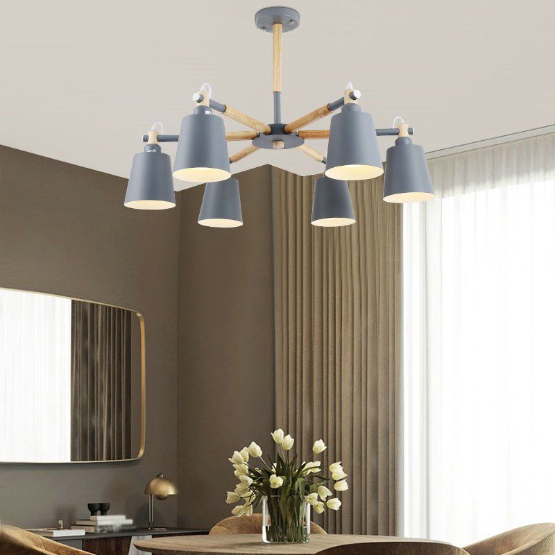 Contemporary Bell Shape Pendant Chandeliers Metal Pendant Lighting
