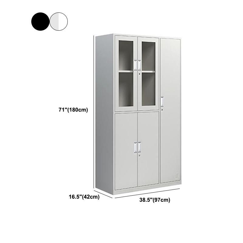 Metal Contemporary Wardrobe Armoire Hinged Wardrobe Cabinet for Home