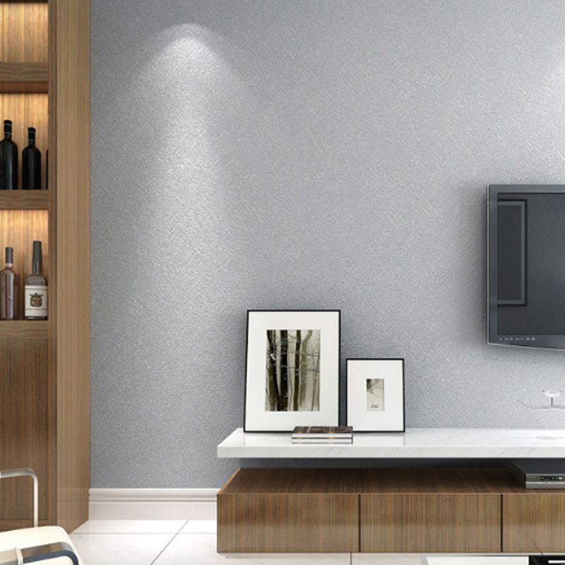 Simple Wall Covering Pastel Color Contemporary 3D Print Texture Design Wallpaper, Non-Pasted