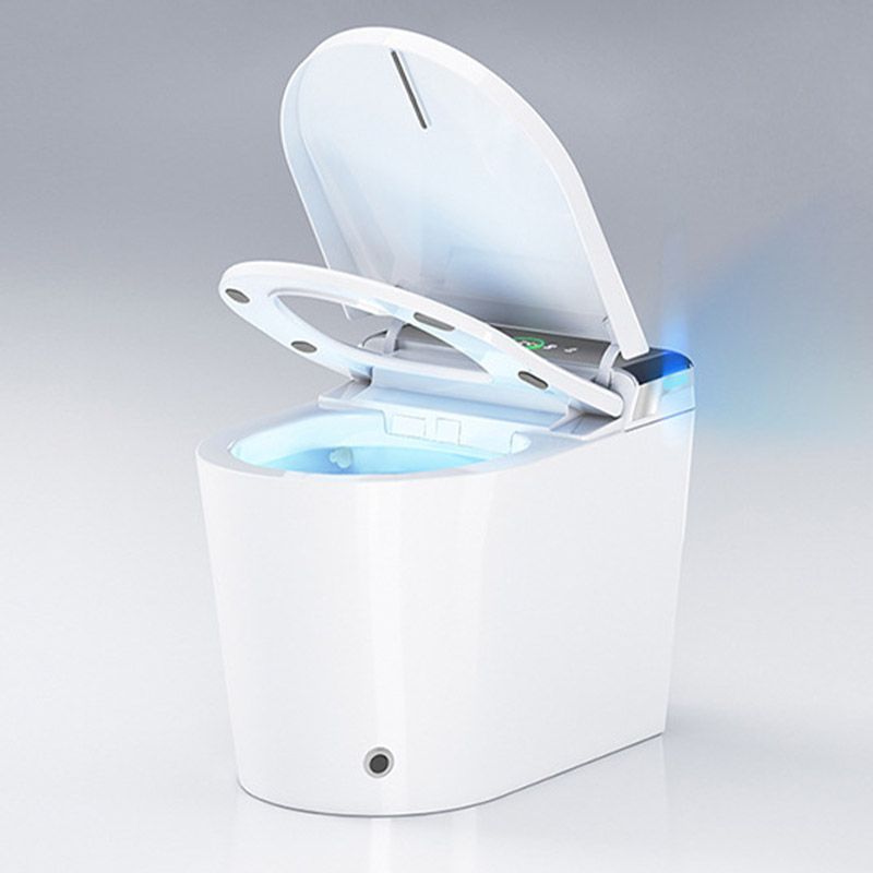 Modern All-In-One Toilet Bowl Siphon Jet Skirted Toilet with Seat for Bathroom