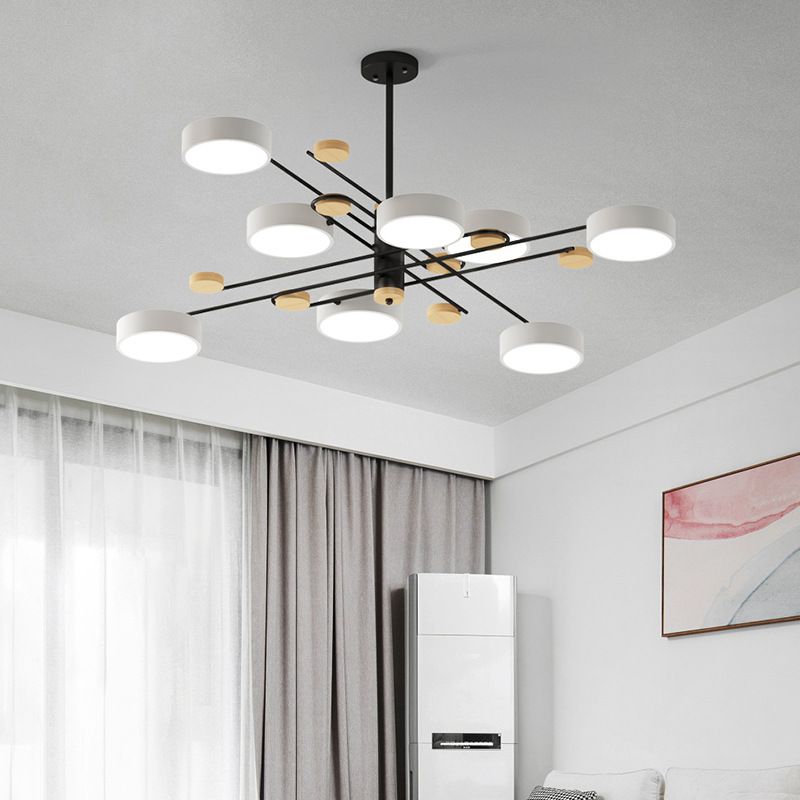 Modern Layered Branching Chandelier Pendant Light Metallic Suspension Pendant Light for Living Room