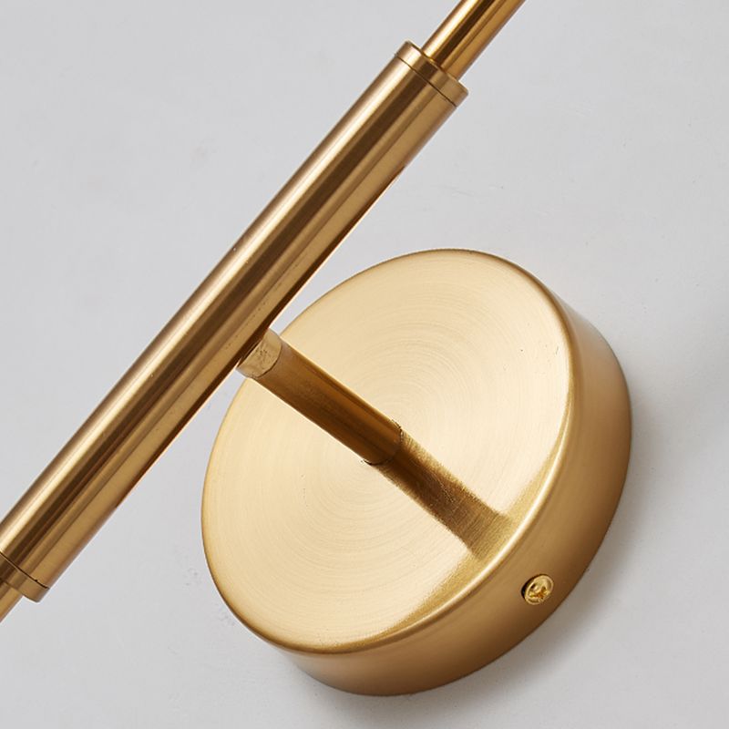 Salon Murne Gamique Postmodern Metal Wall Murd Lightture avec une teinte acrylique