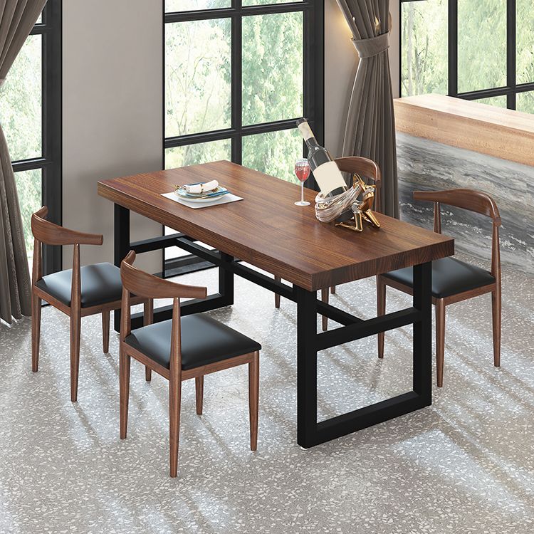 Modern 1/3/5 Pieces Dining Set Rectangle Wood Dining Table for Kitchen