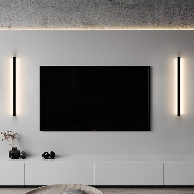 Lámpara de pared moderna lámpara lineal de luz de pared de luz montada en la pared