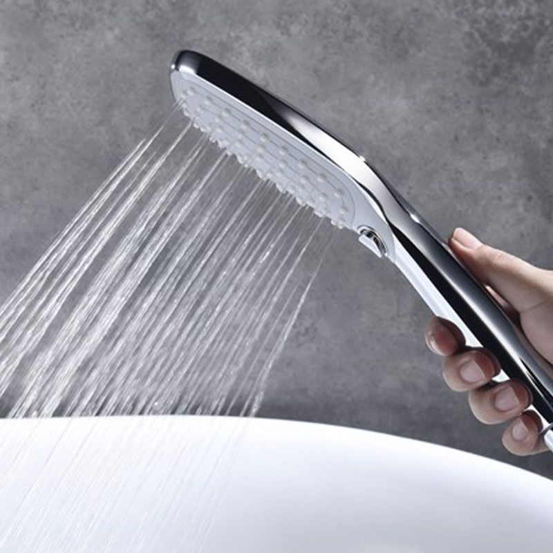 Modern Freestanding Tub Filler with Hand Shower Floor Mounted Bathroom Faucet
