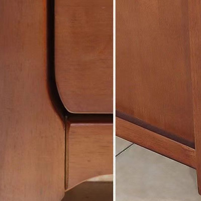 Modern Accent Table Nightstand Wooden Bed Nightstand with 2 Drawers