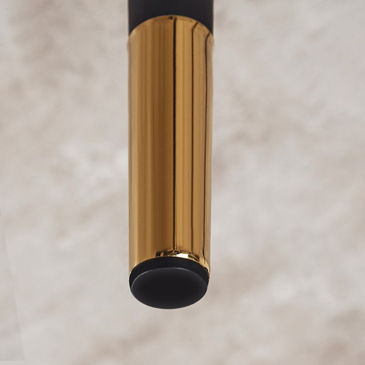 Scandinavian Indoor Arm Chair Parsons Back Upholstered Metal Dining Room Chair