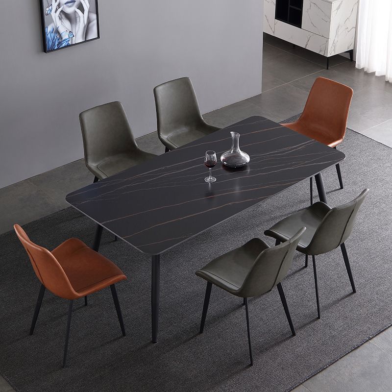 Sintered Stone Home Dining Table Industrial Dining Room Table