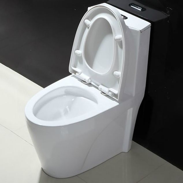 Contemporary One Piece Flush Toilet White Urine Toilet for Bathroom