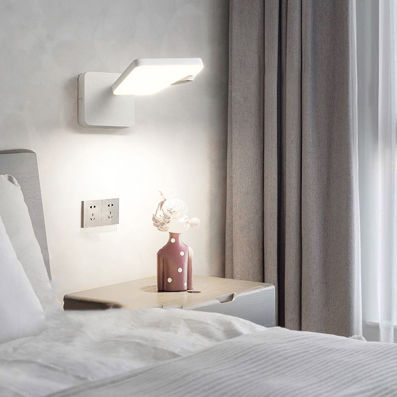 Simplicidad 1 Luz LED LED Splique Metal Rotating Wall Malling Lightsing para cabecera