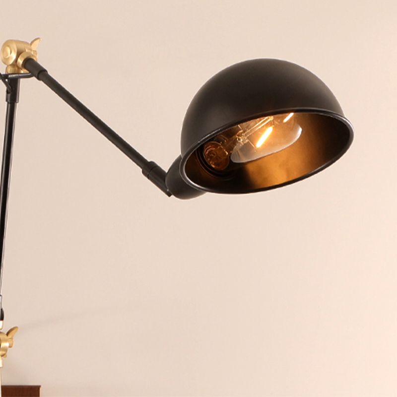 1-Light Wall Lamp Industrial Metal Wall Mounted Lighting for Bedroom