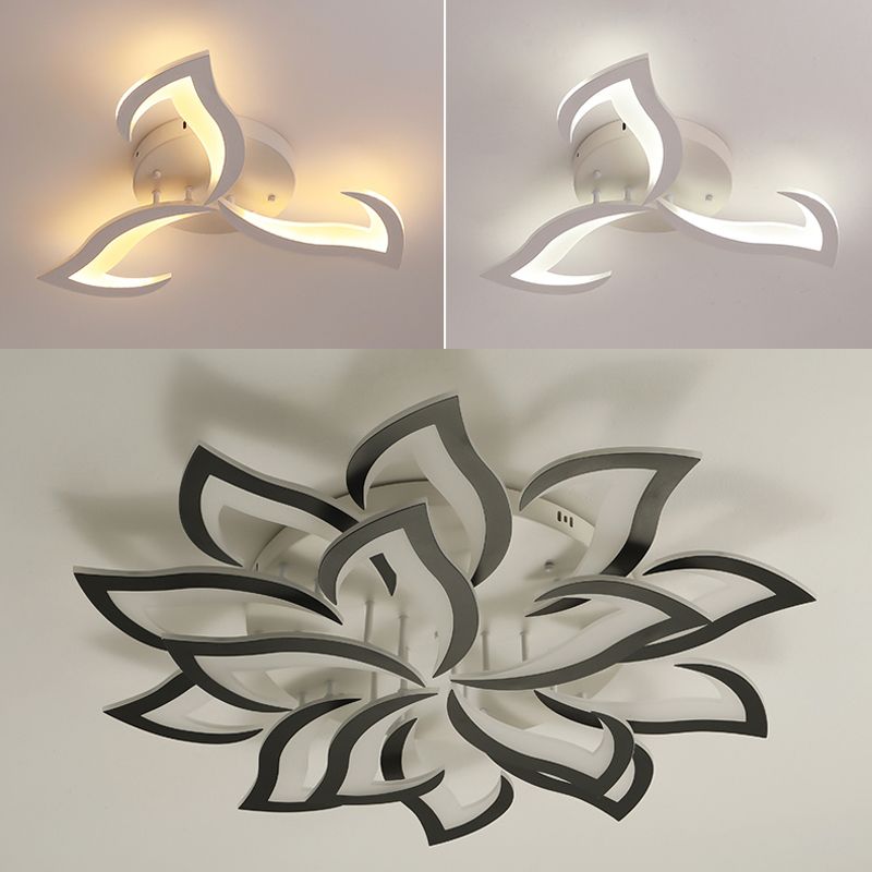 Modern Unique Shape Flush Mount Ceiling Fixture Flush Ceiling Lights for Dining Room