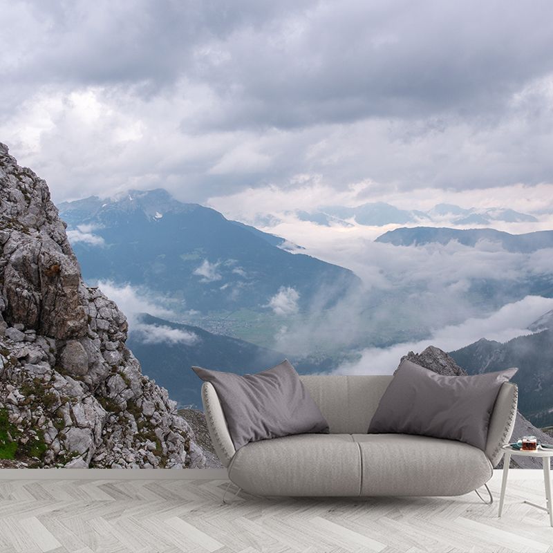 Contemporary Landscapes Wall Mural Photography Mountain Stain Resistant Wall Mural