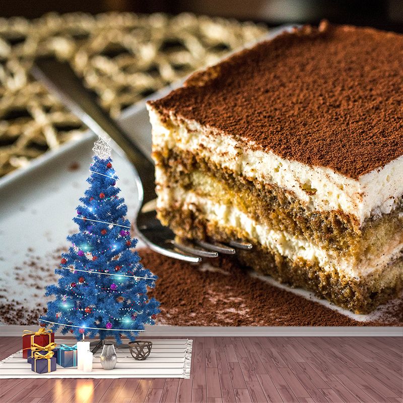 Minimalism Dessert Mural Modern Style Wall Covering for Dessert Shop Baking Shop