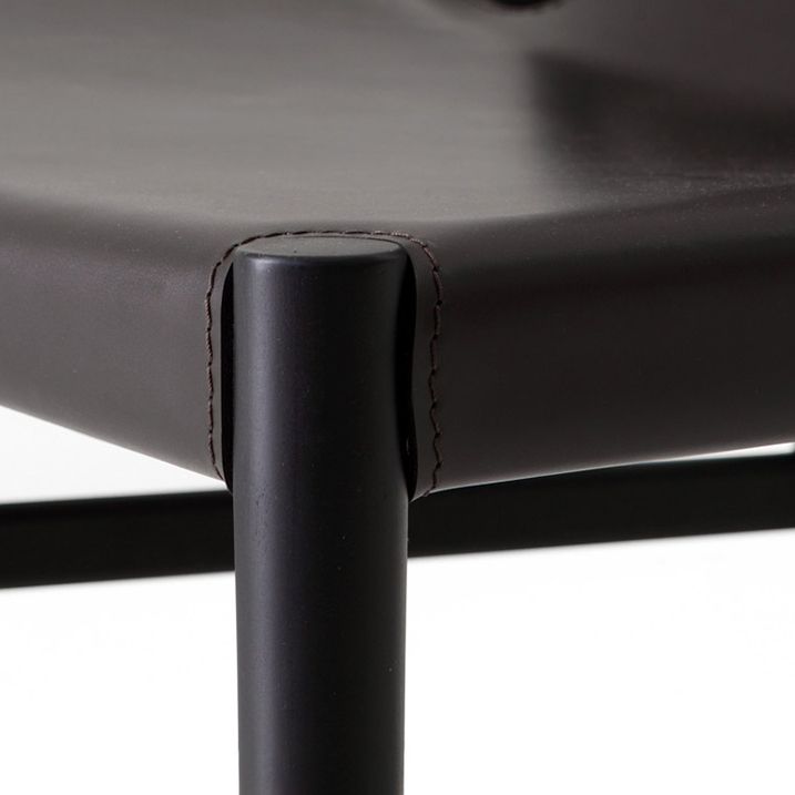 Contemporary Side Chair Wood Solid Back Dining Room Chair for Indoor