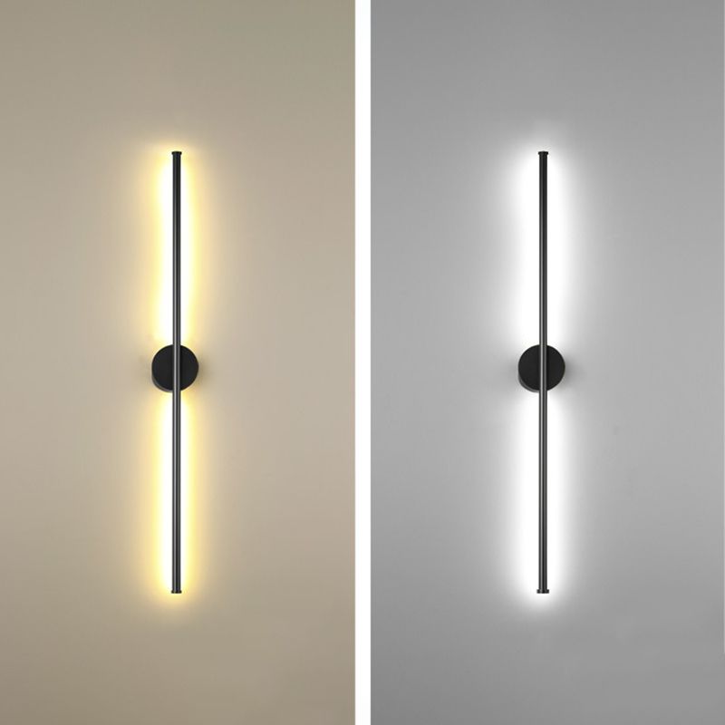 1 Light Linear Wall Sconces Modern Style Metal Wall Mounted Lamps