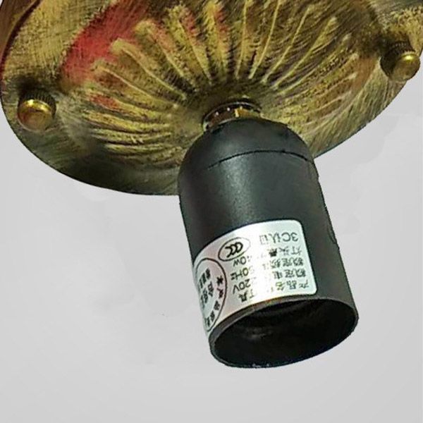 Tiffany Style Bowl Flush Mount Glass Ceiling Light 1 Light for Hallway