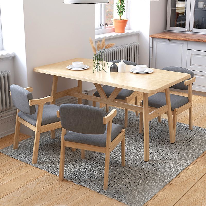 Chaise de salle à manger contemporaine, chaise à dossier ouvert avec 4 pieds pour un usage domestique