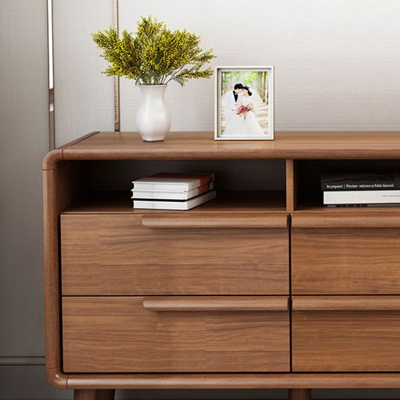 Contemporary Horizontal Chest Bedroom Storage Chest with Drawers
