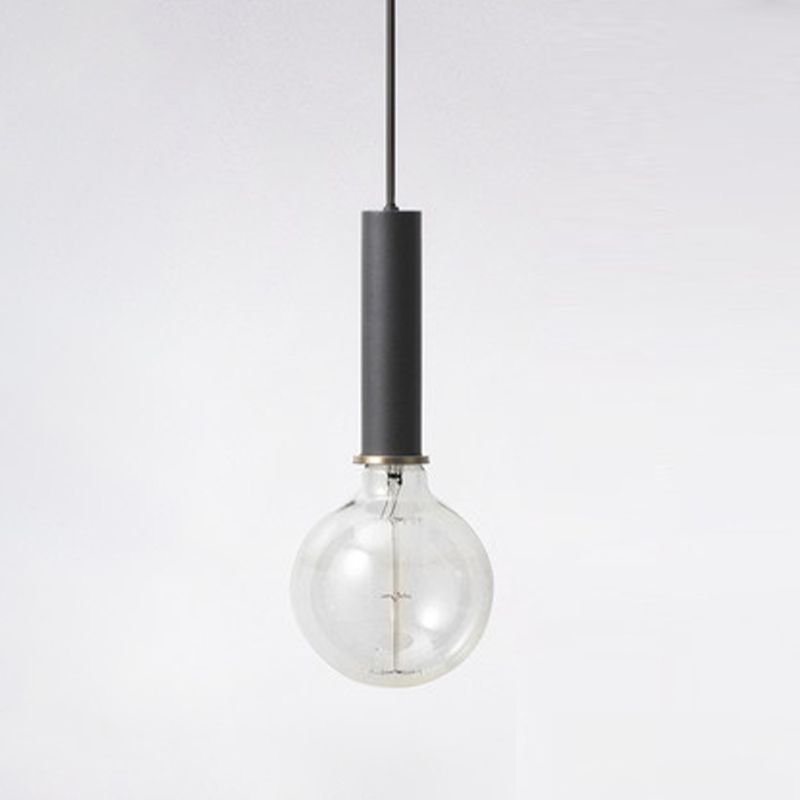 Bulb mini ciondolo mini ciondolo in stile industriale in metallo appeso per sala da pranzo