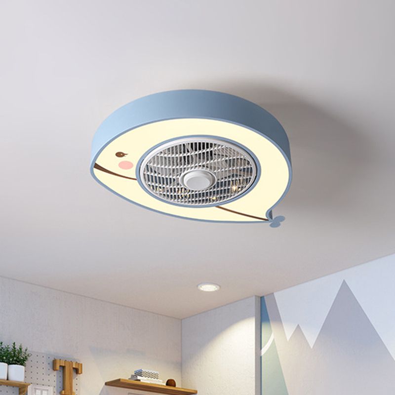 Éclairage de ventilateur de plafond semi-luclé en métal Metal Fat Meth