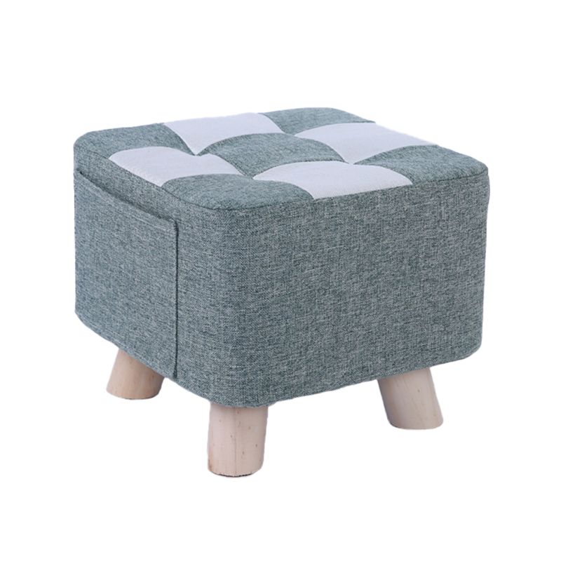 Red Modern Standard Plaid Pattern Trea Resistant for Living Room