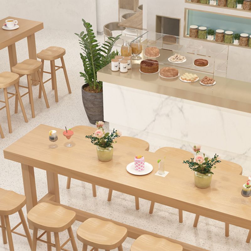 Modern Wooden Bar Counter Table Rectangle Bar Counter Table for Home