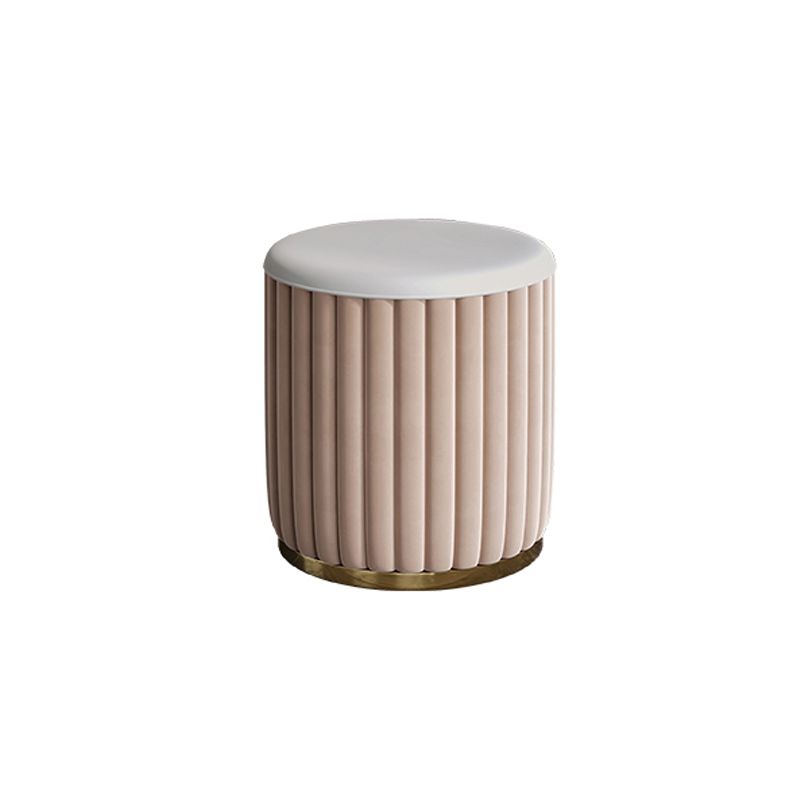 Contemporary White Vanity with Stool 17.72" D Vanity Set with 2 Drawers