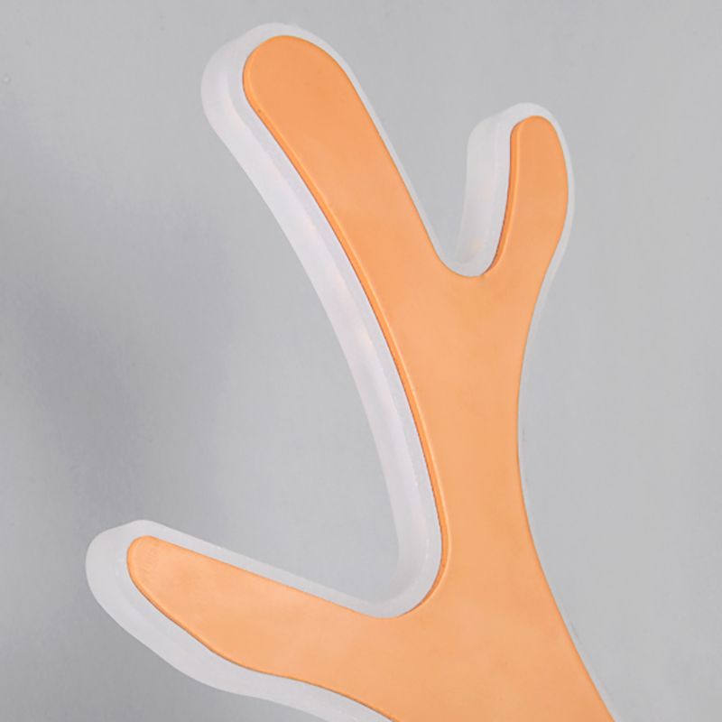 1 lumière géométrique lumineuse luminaires d'éclairage mural en métal de style moderne