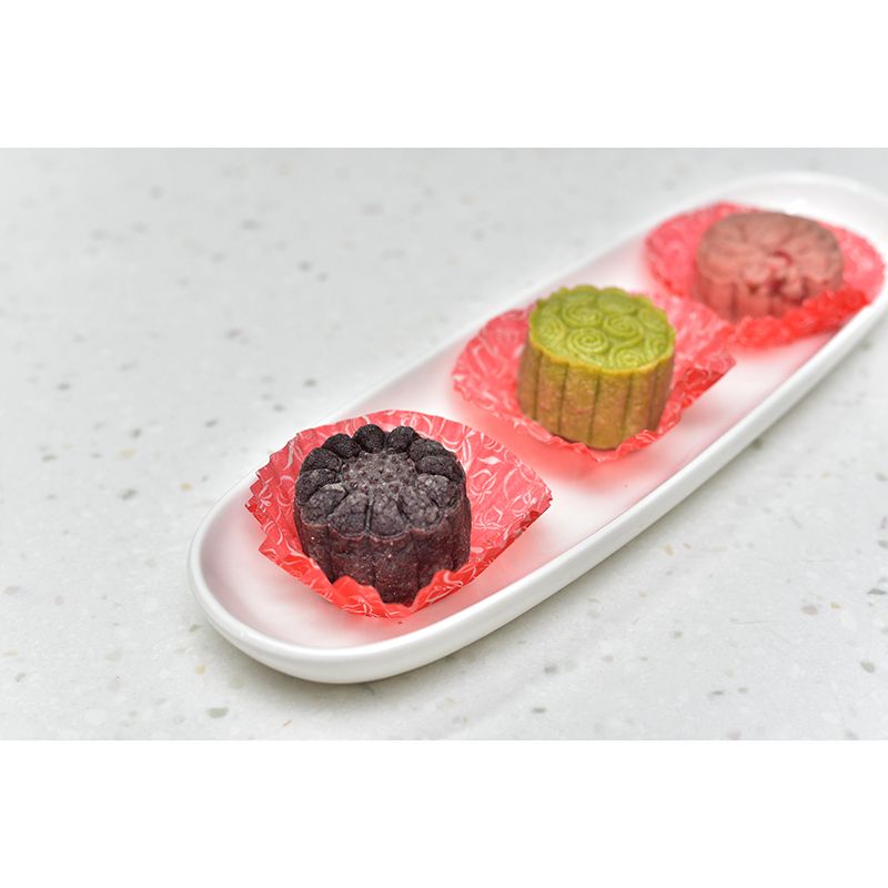 Mooncake Mural Wallpaper Contemporary Mildew Resistant Commerce Shop Decoration